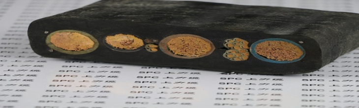 YCFBPG钢丝加强屏蔽耐寒扁电缆  SPCFLAT-RUBBER-NCFG耐寒屏蔽扁电缆钢丝加强型