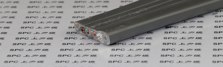 YGZBG耐高温行车扁电缆钢丝加强型  SPCFLAT-SR-ZGG钢丝加强耐高温扁电缆